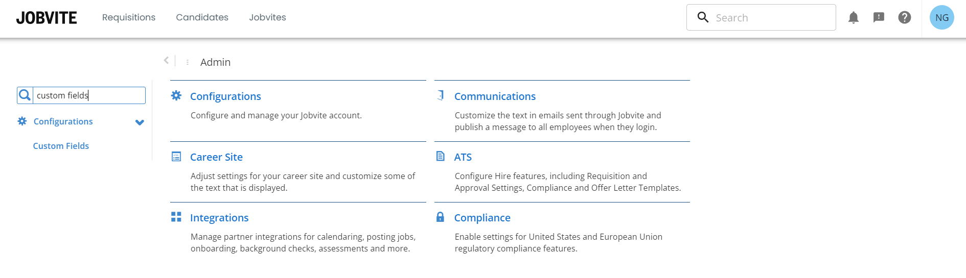 Screenshot of Jobvite and Crosshcq integration